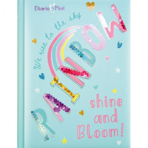 Bissolo Casa Zaini, Astucci E Diari Diari E Agende<NOTABENE - DIARIO 9 MESI GLITTER 13X17.8CM ASSORTITO: vendita online NOTABENE - DIARIO 9 MESI GLITTER 13X17.8CM ASSORTITO in offerta