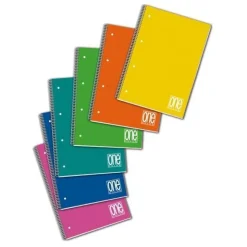Bissolo Casa Quaderni E Blocchi Quaderni Ad Anelli<ONE COLOR - QUADERNO AD ANELLI 80+1 FOGLI A4+ RIGHE ASSORTITO: vendita online ONE COLOR - QUADERNO AD ANELLI 80+1 FOGLI A4+ RIGHE ASSORTITO in offerta