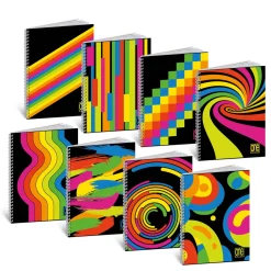 Bissolo Casa Quaderni E Blocchi Quaderni Ad Anelli<ONE COLOR - QUADERNO AD ANELLI BLACK AND FLUO 60 FOGLI A4+ RIGHE ASS.: vendita online ONE COLOR - QUADERNO AD ANELLI BLACK AND FLUO 60 FOGLI A4+ RIGHE ASS. in offerta