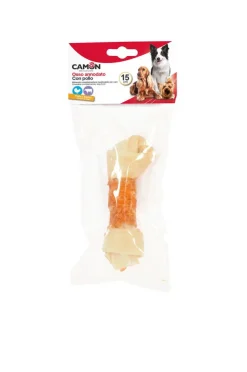 Bissolo Casa Cibi Cane<Ossi annodati di pelle bovina con pollo