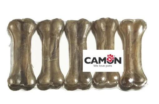 Bissolo Casa Cibi Cane<OSSI IN PELLE BOVINA 13,7CM 240GR (3 PEZZI): vendita online OSSI IN PELLE BOVINA 13,7CM 240GR (3 PEZZI) in offerta