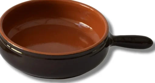 Bissolo Casa Cottura Padelle<PADELLA 1 MANICO LINEA BRUNA IN TERRACOTTA DIAM. 25CM