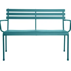 Bissolo Casa Panchine<Panchina da esterno in colore ottanio: modello greensboro