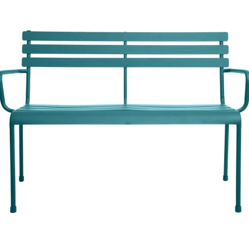 Bissolo Casa Panchine<Panchina da esterno in colore ottanio: modello greensboro