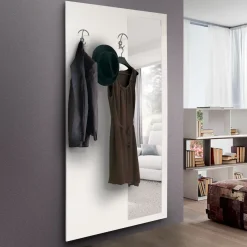 Bissolo Casa Mobili Da Ingresso<PANNELLO DA INGRESSO CM 90 BIANCO CON SPECCHIO