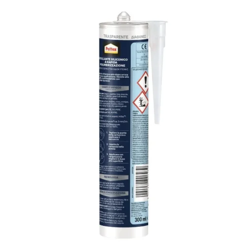 Bissolo Casa Siliconi, Colle E Schiume<PATTEX CARTUCCIA SILICONE BAGNO SANO RAPIDO TRASPARENTE 300ml: vendita online PATTEX CARTUCCIA SILICONE BAGNO SANO RAPIDO TRASPARENTE 300ml in offerta