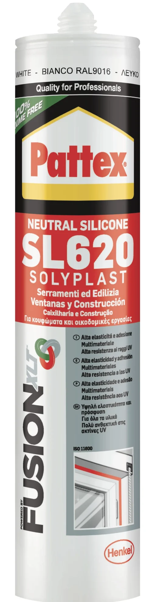 Bissolo Casa Siliconi, Colle E Schiume<PATTEX SILICONE SL620 SERRAMENTI E EDILIZIA BIANCO 300ml: vendita online PATTEX SILICONE SL620 SERRAMENTI E EDILIZIA BIANCO 300ml in offerta