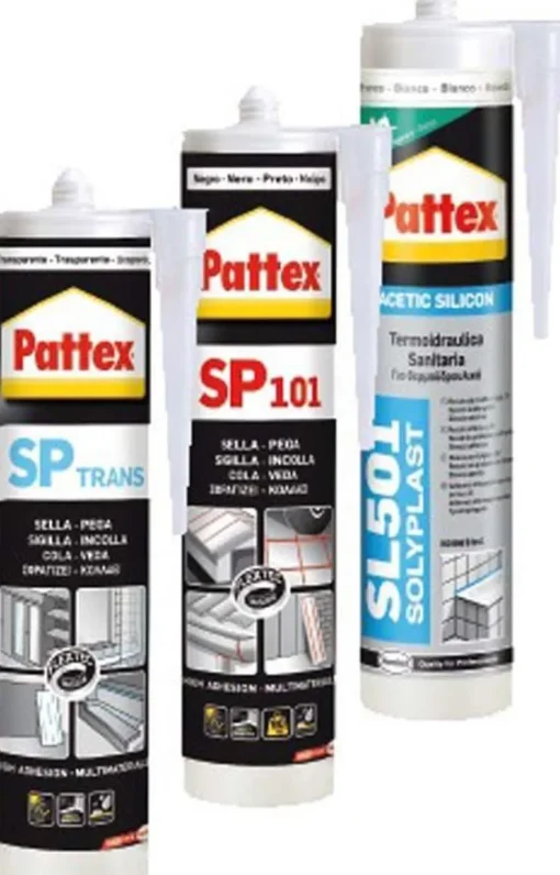 Bissolo Casa Siliconi, Colle E Schiume<PATTEX SILICONE SL501 TERMOIDRAULICA TRASPARENTE 300ml: vendita online PATTEX SILICONE SL501 TERMOIDRAULICA TRASPARENTE 300ml in offerta