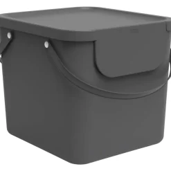 Bissolo Casa Portarifiuti Pattumiere<PATTUMIERA ALBULA ANTRACITE 40X35.8X34CM 40LT: vendita online PATTUMIERA ALBULA ANTRACITE 40X35.8X34CM 40LT in offerta
