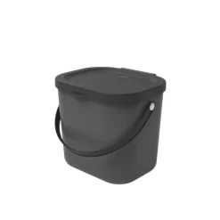 Bissolo Casa Portarifiuti Pattumiere<PATTUMIERA ALBULA ANTRACITE 23.5X20X20.8CM 6LT: vendita online PATTUMIERA ALBULA ANTRACITE 23.5X20X20.8CM 6LT in offerta