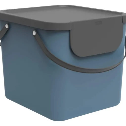 Bissolo Casa Portarifiuti Pattumiere<PATTUMIERA ALBULA BLU 40X35.8X34CM 40LT: vendita online PATTUMIERA ALBULA BLU 40X35.8X34CM 40LT in offerta