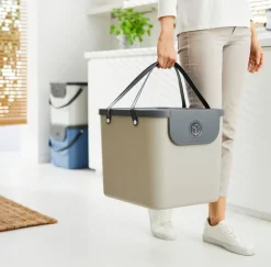 Bissolo Casa Portarifiuti Pattumiere<PATTUMIERA ALBULA CAPPUCCINO 40X35.8X34CM 40LT: vendita online PATTUMIERA ALBULA CAPPUCCINO 40X35.8X34CM 40LT in offerta