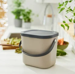 Bissolo Casa Portarifiuti Pattumiere<PATTUMIERA ALBULA CAPPUCCINO 23.5X20X20.8CM 6LT : vendita online PATTUMIERA ALBULA CAPPUCCINO 23.5X20X20.8CM 6LT in offerta