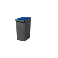 Bissolo Casa Portarifiuti Pattumiere<PATTUMIERA ECOSPLIT ANTRACITE E BLU 24X36.3 H. 45.5CM 25LT : vendita online PATTUMIERA ECOSPLIT ANTRACITE E BLU 24X36.3 H. 45.5CM 25LT in offerta