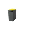 Bissolo Casa Portarifiuti Pattumiere<PATTUMIERA ECOSPLIT ANTRACITE E GIALLO 24X36.3 H. 45.5CM 25LT: vendita online PATTUMIERA ECOSPLIT ANTRACITE E GIALLO 24X36.3 H. 45.5CM 25LT in offerta