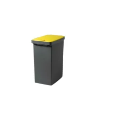 Bissolo Casa Portarifiuti Pattumiere<PATTUMIERA ECOSPLIT ANTRACITE E GIALLO 24X36.3 H. 45.5CM 25LT: vendita online PATTUMIERA ECOSPLIT ANTRACITE E GIALLO 24X36.3 H. 45.5CM 25LT in offerta