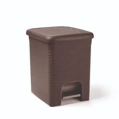 Bissolo Casa Pattumiere Bagno<PATTUMIERA LOOP MARRONE 21X21X28.5CM 6LT