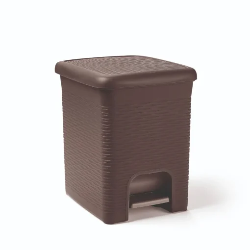 Bissolo Casa Pattumiere Bagno<PATTUMIERA LOOP MARRONE 21X21X28.5CM 6LT