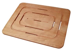 Bissolo Casa Tessile Bagno Tende Doccia E Accessori<PEDANA DOCCIA CM 55X68 IN COMPENSATO MARINO OKUME'