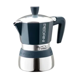 Bissolo Casa Caffettiere, Theiere<PEDRINI - CAFFETTIERA 3 TAZZE LINEA MYMOKA INDUCTION