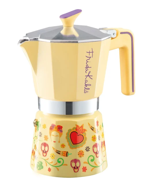Bissolo Casa Caffettiere, Theiere<PEDRINI - CAFFETTIERA 6 TAZZE LINEA FRIDA KHALO ASSORTITO