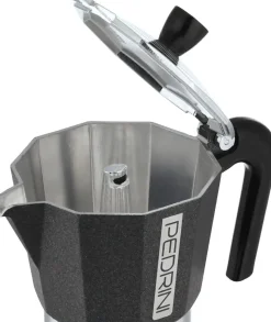 Bissolo Casa Caffettiere, Theiere<PEDRINI - CAFFETTIERA 2 TAZZE LINEA INFINITY ROCK ANTRACITE
