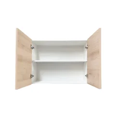 Bissolo Casa Mobili Da Cucina<PENSILE ECO CM 80X32 H.60 BIANCO E ROVERE ARTISAN