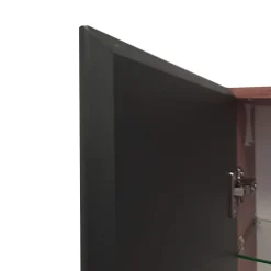 Bissolo Casa Colonne Multiuso<PENSILE MOD. GRACE4 CM 30X22 H. 71 NOCE E GRAFITE OPACO