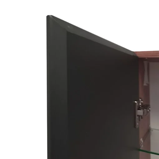 Bissolo Casa Colonne Multiuso<PENSILE MOD. GRACE4 CM 30X22 H. 71 NOCE E GRAFITE OPACO