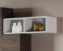 Bissolo Casa Colonne Multiuso<PENSILE MOD. ISIDE CM 71X20 H. 20 BIANCO LUCIDO