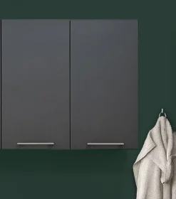 Bissolo Casa Colonne Multiuso<PENSILE MOD. LAB60 CM 70X37 H. 75 RELFEX CARBON