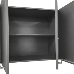 Bissolo Casa Colonne Multiuso<PENSILE MOD. LAB60 CM 70X37 H. 75 RELFEX CARBON