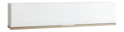 Bissolo Casa Mobili Da Cucina<PENSILE RIBALTA MUNDI CM 160X30.4 H. 35 BIANCO LUCIDO E ROVERE ARTISAN