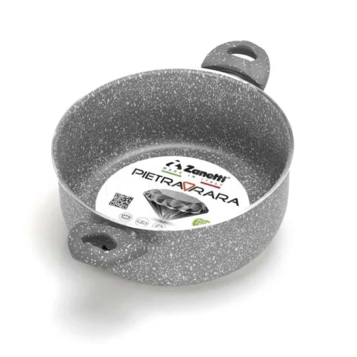 Bissolo Casa Cottura Casseruole<PENTOLA 2 MANICI LINEA PIETRA RARA DIAM. 18CM