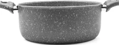 Bissolo Casa Cottura Casseruole<PENTOLA 2 MANICI LINEA PIETRA RARA DIAM. 18CM