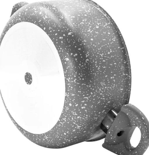 Bissolo Casa Cottura Casseruole<PENTOLA 2 MANICI LINEA PIETRA RARA DIAM. 18CM