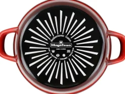 Bissolo Casa Cottura Casseruole<PENTOLA 2 MANICI LINEA SFUMATO ROSSO DIAM. 20CM