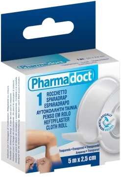 Bissolo Casa Cerotti<PHARMADOCT 5MX2.5CM ROCCHETTO TRASPARENTE: vendita online PHARMADOCT 5MX2.5CM ROCCHETTO TRASPARENTE in offerta