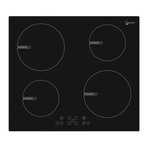 Bissolo Casa Grandi Piani Cottura E Cappe<PIANO COTTURA AD INDUZIONE ATLANTIC CM 60 ATVIFCT13P NERO