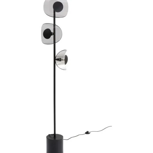 Bissolo Casa Piantane<PIANTANA MARIPOSA NERO-SMOKE 25X18 H 160CM 230V A LED G9: vendita online PIANTANA MARIPOSA NERO-SMOKE 25X18 H 160CM 230V A LED G9 in offerta