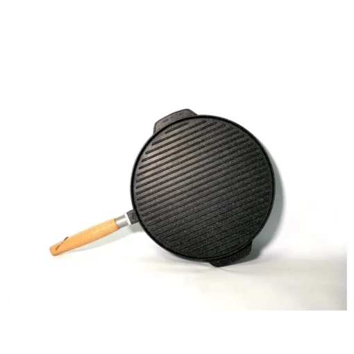 Bissolo Casa Cottura Padelle<PIASTRA PIETRA 1 MANICO LINEA MAGEFESA DIAM. 32CM