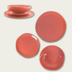Bissolo Casa Piatti Frutta E Dessert<PIATTO DESSERT CERAMICA ALTERNATIVE REACTIVE DIAM. 20CM SALMONE