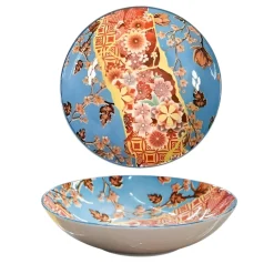 Bissolo Casa Piatti Fondi<PIATTO FONDO IN PORCELLANA LINEA JAPAN DIAM. 21CM MULTICOLORE