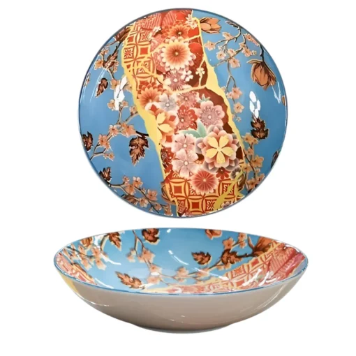 Bissolo Casa Piatti Fondi<PIATTO FONDO IN PORCELLANA LINEA JAPAN DIAM. 21CM MULTICOLORE