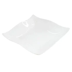 Bissolo Casa Piatti Fondi<PIATTO FONDO IN PORCELLANA LINEA HELTON 22X22CM BIANCO