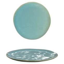 Bissolo Casa Piatti Piani<PIATTO PIANO CERAMICA ALTERNATIVE REACTIVE DIAM. 25CM SMERALDO