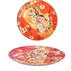 Bissolo Casa Piatti Piani<PIATTO PIANO IN PORCELLANA LINEA JAPAN IV DIAM. 27CM MULTICOLORE