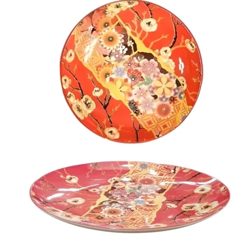 Bissolo Casa Piatti Piani<PIATTO PIANO IN PORCELLANA LINEA JAPAN IV DIAM. 27CM MULTICOLORE