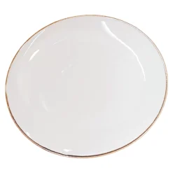Bissolo Casa Piatti Piani<PIATTO PIANO IN PORCELLANA LINEA RING DIAM. 20CM BIANCO