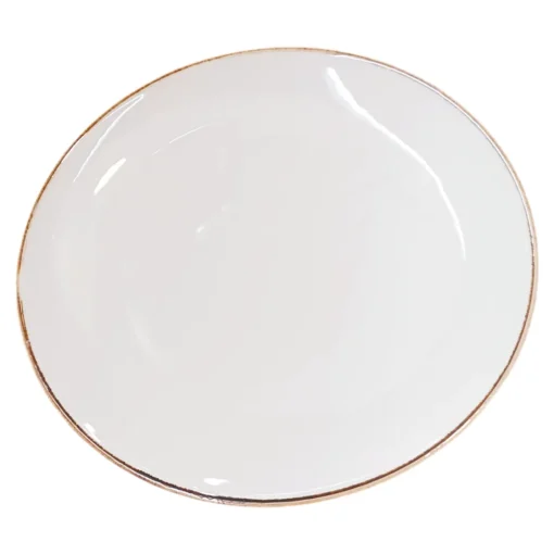 Bissolo Casa Piatti Piani<PIATTO PIANO IN PORCELLANA LINEA RING DIAM. 20CM BIANCO